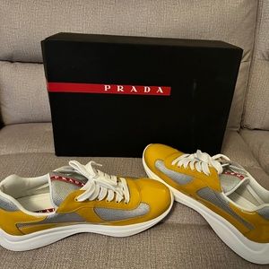 Yellow Prada’s size 8